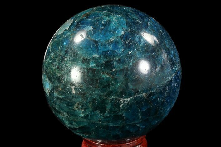 Bright Blue Apatite Sphere - Madagascar #78707